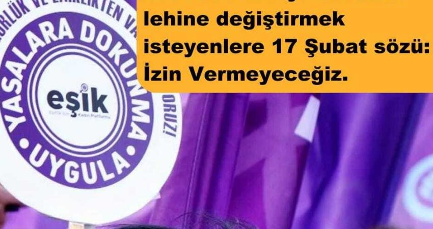 Eşitlik İçin Kadın Platformu (EŞİK), Medeni Kanun’un kabulünün yıl dönümü