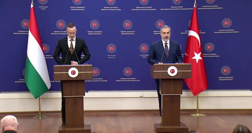 Dışişleri Bakanı Hakan Fidan, Macaristan Dışişleri ve Dış Ticaret Bakanı