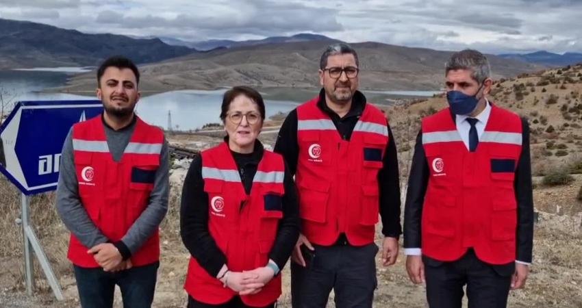 Genel Sağlık İş Sendikası Başkanı Dr. Derya Uğur, Erzincan İliç'teki