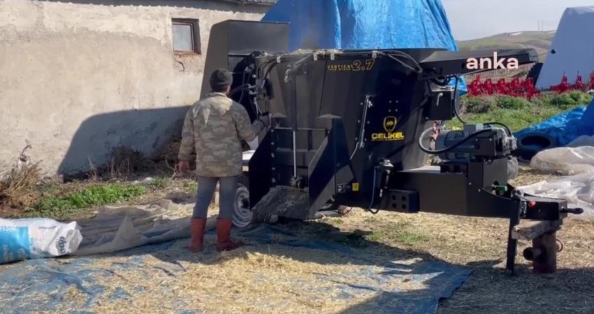 Elazığ’da hayvancılık ve tarımla uğraşan üretici Kürşat Aykaç, üreticinden sütün