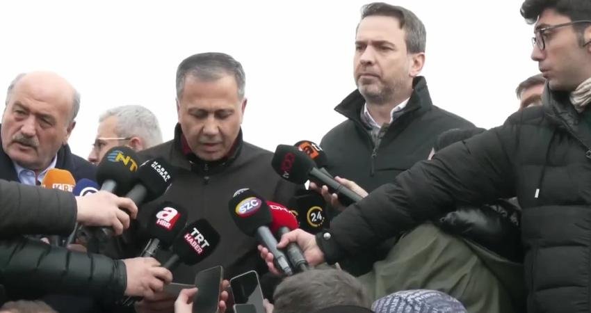İçişleri Bakanı Ali Yerlikaya, İliç'teki madende toprak altında kalan işçilerin