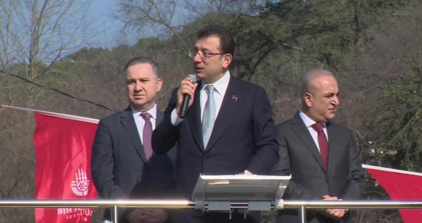 OKTAY YILDIRIM İstanbul B&uuml;y&uuml;kşehir Belediye (İBB) Başkanı Ekrem İmamoğlu, Sultangazi