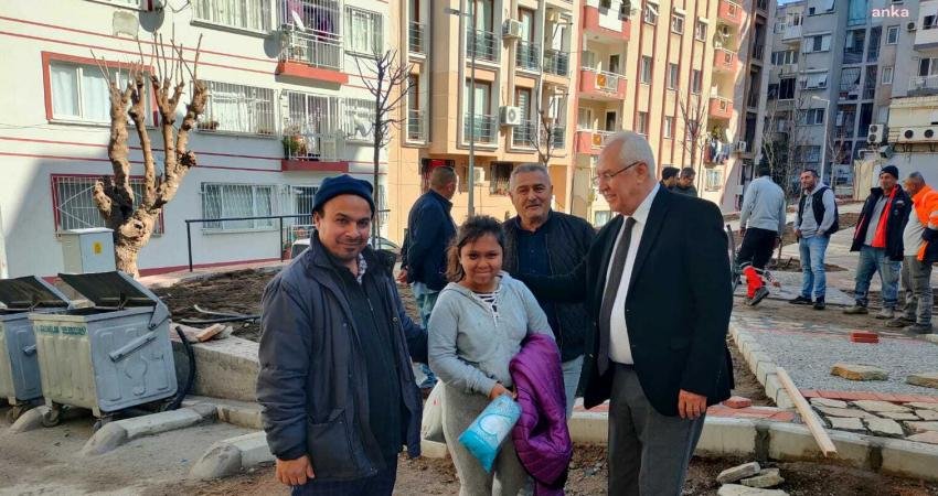 Karabağlar Belediye Başkanı Muhittin Selvitopu, Fen İşleri Müdürlüğü ekiplerinin Vatan