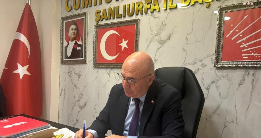 CHP Şanlıurfa milletvekili Mahmut Tanal, sel felaketinden etkilenen Şanlıurfa’nın “Afet