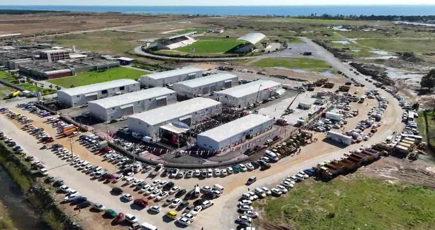 Manavgat Belediyesi, Ulualan Kum mevkinde yapımını tamamladığı yeni Fen İşleri