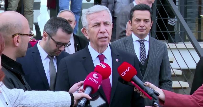 Ankara Büyükşehir Belediye Başkanı Mansur Yavaş rakibi olan, AKP'nin Ankara