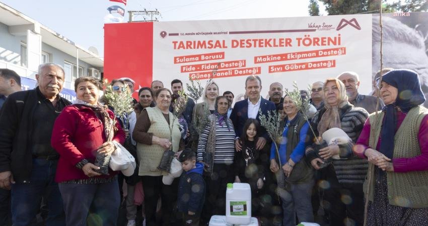 Mersin B&uuml;y&uuml;kşehir Belediyesi, Akdeniz il&ccedil;esinde yaşayan 119 &uuml;reticiye 3 bin