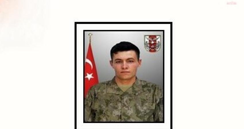 Milli Savunma Bakanlığı (MSB), piyade sözleşmeli er Salih Ay’ın şehit