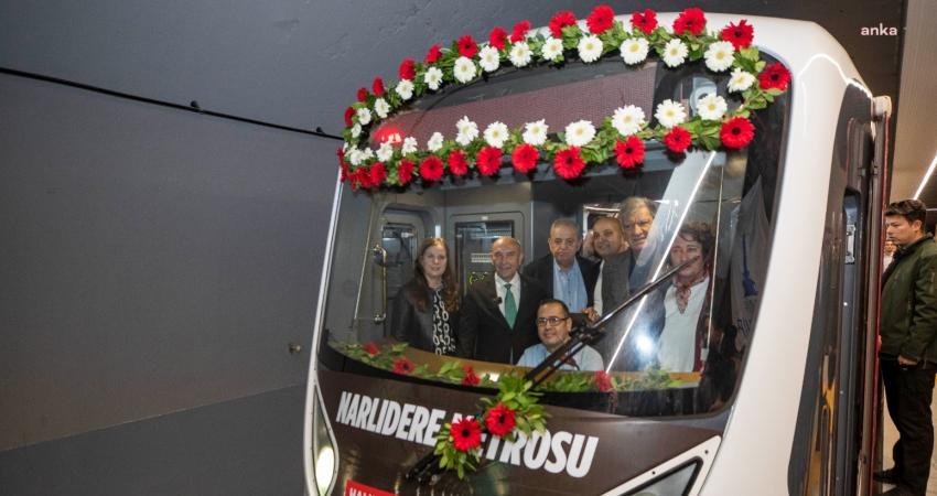 İzmir B&uuml;y&uuml;kşehir Belediyesi&rsquo;nin 24 Şubat&rsquo;ta hizmete a&ccedil;tığı Fahrettin Altay-Narlıdere Metrosu,