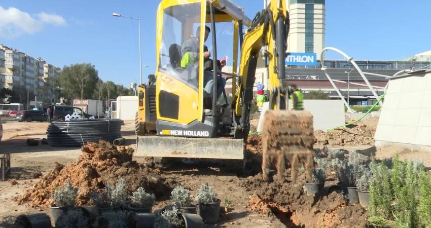 İzmir Büyükşehir Belediyesi, açılışına günler kalan Narlıdere Metrosu’nun istasyon üstlerini,