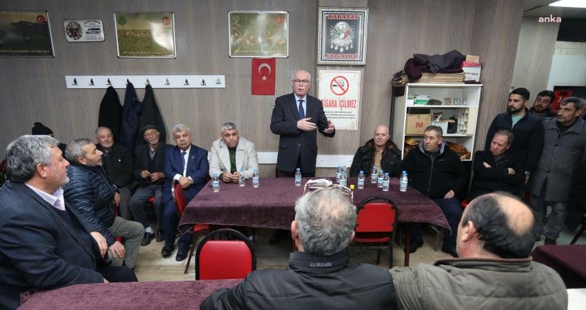 Odunpazarı Belediye Başkanı Kazım Kurt, 71 Evler Mahallesi’nde düzenlenen kahve