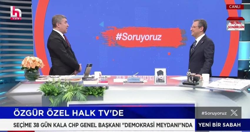 CHP Genel Başkanı &Ouml;zg&uuml;r &Ouml;zel, &ldquo;31 Mart g&uuml;n&uuml; se&ccedil;im var,