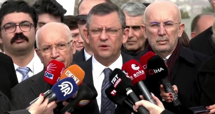CHP Genel Başkanı Özgür Özel, "Bugün Recep Tayyip Erdoğan’a en