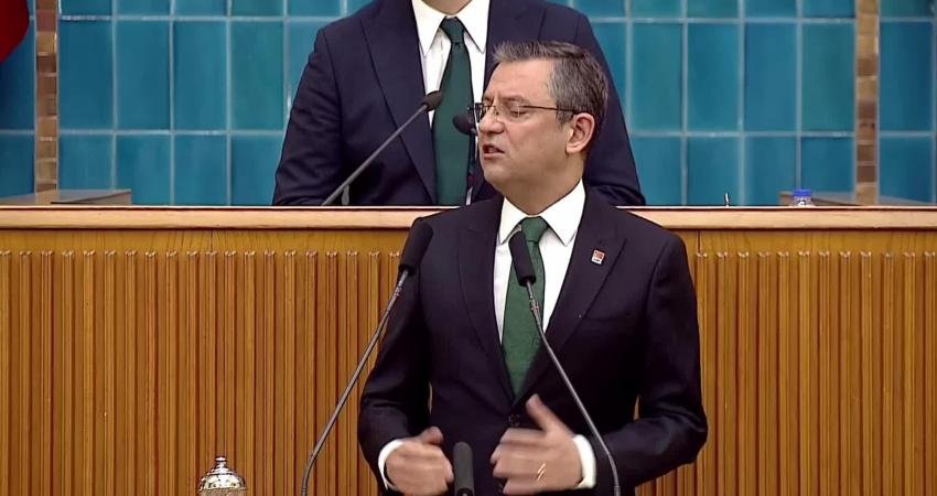 CHP Genel Başkanı &Ouml;zg&uuml;r &Ouml;zel partisinin grup toplantısında yaptığı konuşmada,