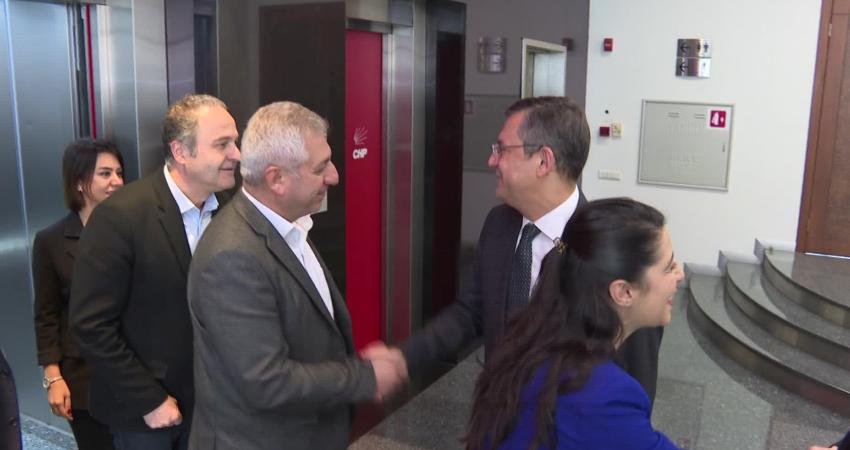 CHP Genel Başkanı Özgür Özel, Emek Partisi Genel Başkanı Seyit