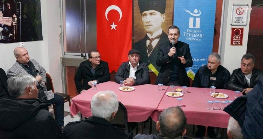 Tepebaşı Belediye Başkanı Ataç: “Kentimizi Daha Güzel Yarınlara Taşıyacağız” Tepebaşı Belediye Başkanı Ahmet Ataç, Eskişehir Döğerliler Derneği'nde vatandaşlar ile
