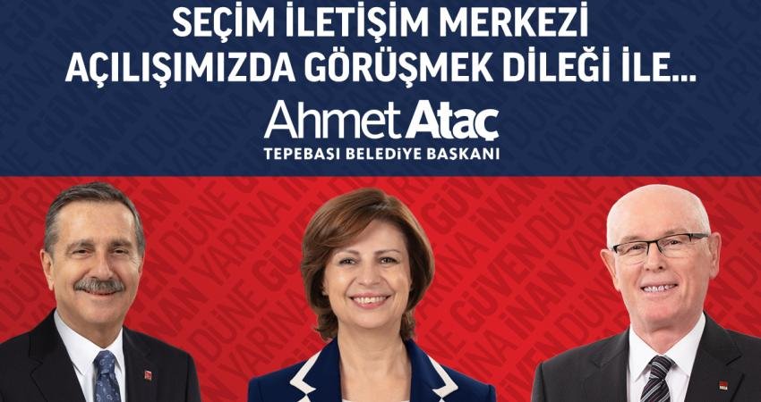 Tepebaşı Belediye Başkanı Ahmet Ata&ccedil;, 24 Şubat Cumartesi g&uuml;n&uuml; Şirintepe