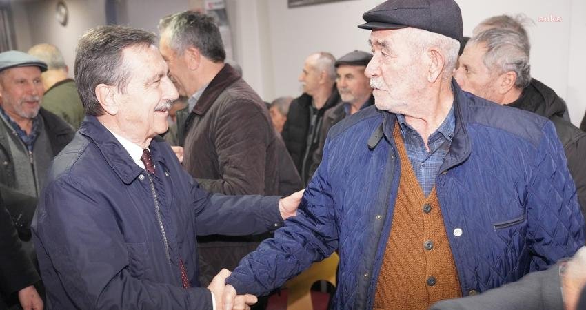 Tepebaşı Belediye Başkanı Ahmet Ata&ccedil;, Esnemezliler Dernek Başkanı Abdullah Koca