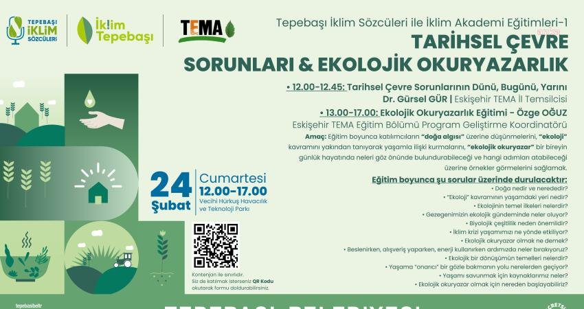 Tepebaşı Belediyesi’nin iklim değişikliği ile mücadeleye destek vermek amacıyla hayata