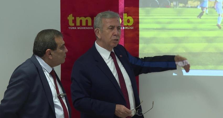 Ankara Büyükşehir Belediye (ABB) Başkanı Mansur Yavaş, bugün düzenlenen toplantıda