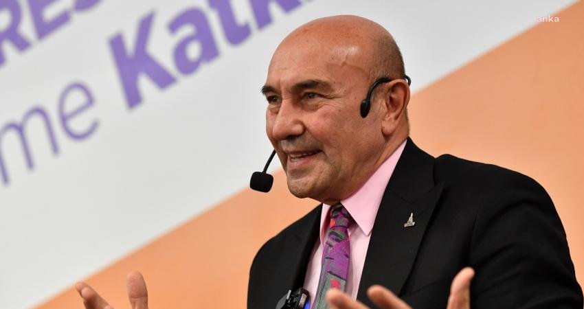 İzmir B&uuml;y&uuml;kşehir Belediye Başkanı Tun&ccedil; Soyer, Ekonomi &Uuml;niversitesi’nde d&uuml;zenlenen Kamp&uuml;s