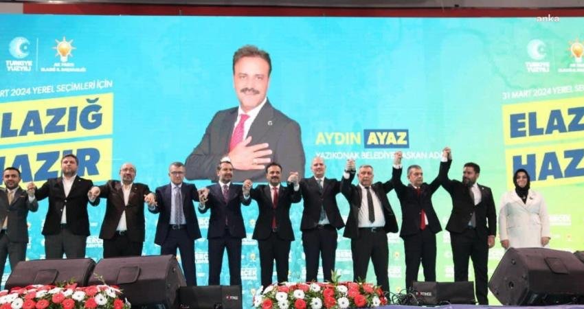31 Mart 2019 seçimlerinde Elazığ’ın Yazıkonak Belde belediyesinin  AKP’den