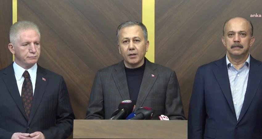 İçişleri Bakanı Ali Yerlikaya, Küçükçekmece Kanarya Mahallesi’nde dün akşam saatlerinde