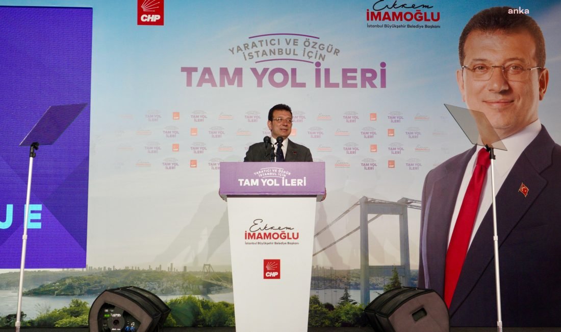 İstanbul Büyükşehir Belediye (İBB) Başkanı Ekrem İmamoğlu, ‘10×10=100 Büyük Proje’