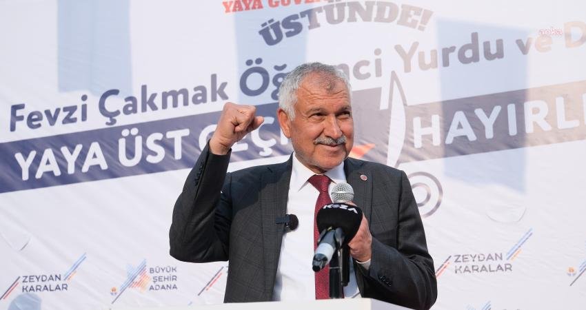 Adana B&uuml;y&uuml;kşehir Belediye Başkanı Zeydan Karalar, Ova Mahalle Merkezi&rsquo;nin temelini