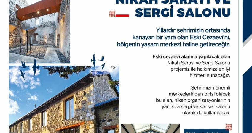 Akhisar Belediye Başkanı Besim Dutlulu, eski Cezaevi alanına Nikah Sarayı