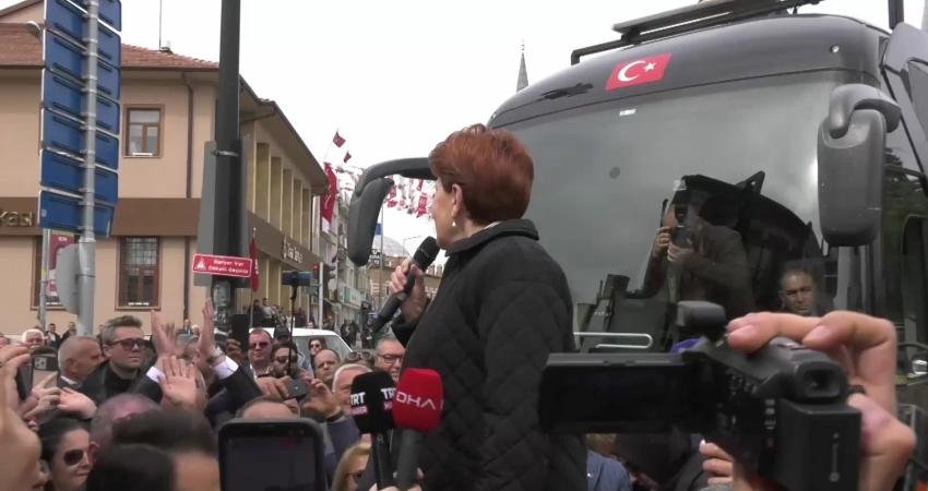 İYİ Parti Genel Başkanı Meral Akşener, Edirne’de; “Emekliyi konuşan yok.
