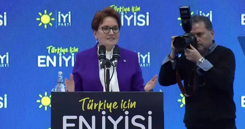 İYİ Parti Genel Başkanı Meral Akşener CHP’ye yüklendi, “Bir zamanlar