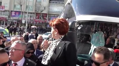İYİ Parti lideri Meral Akşener, Tekirdağ’ın Muratlı ilçesinden Cumhurbaşkanı ve