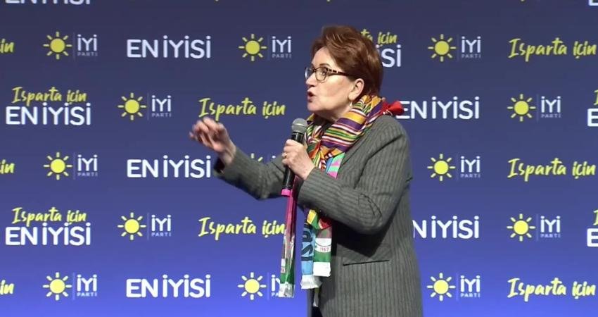 İYİ Parti Genel Başkanı Meral Akşener, Isparta’daki iftar programında konuştu,