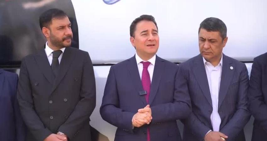 DEVA Partisi Genel Başkanı Ali Babacan, Batmanlı olan Hazine ve