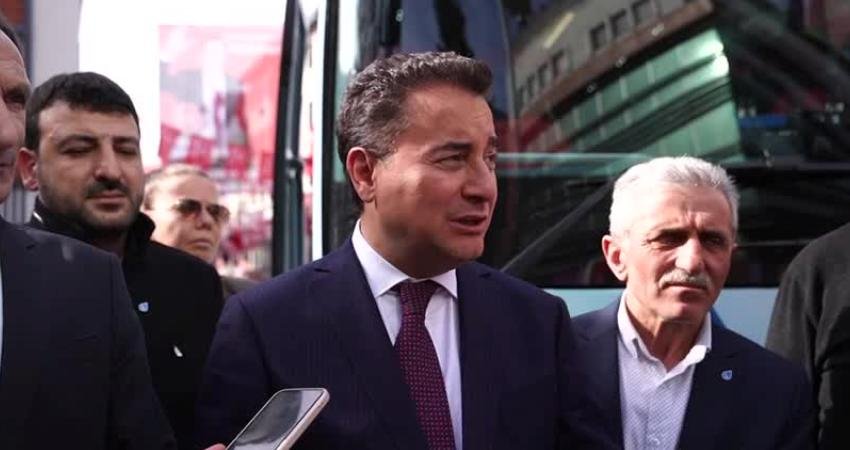 DEVA Partisi Genel Başkanı Ali Babacan, Cumhurbaşkanı Recep Tayyip Erdoğan’ın