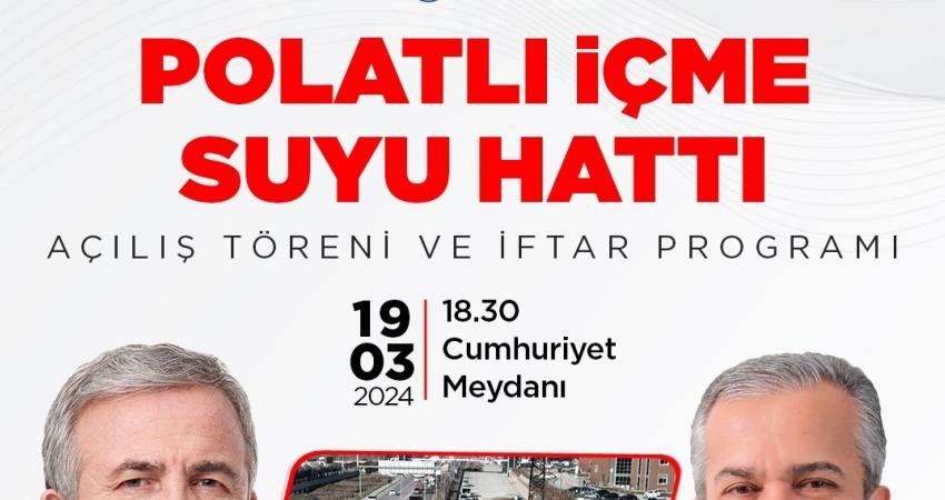 Ankara’da Polatlı halkı 30 yıldır beklediği temiz suya Ankara B&uuml;y&uuml;kşehir