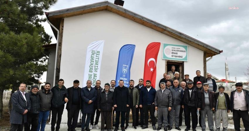 Ankara B&uuml;y&uuml;kşehir Belediyesi (ABB) Kırsal Hizmetler Daire Başkanlığı ekipleri, il&ccedil;e