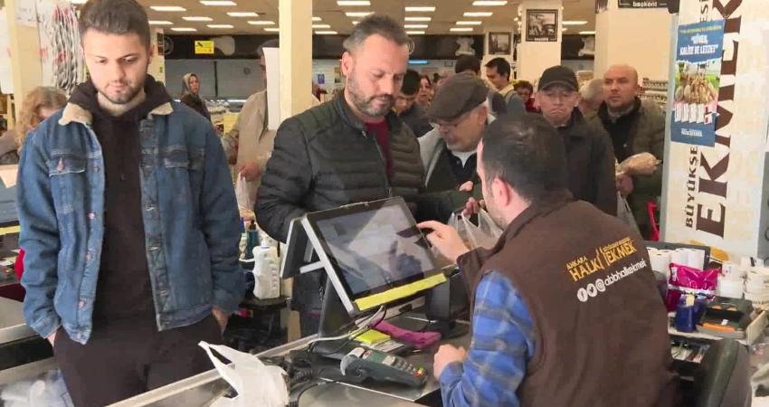 Ankara B&uuml;y&uuml;kşehir Belediyesinin Ramazan ayı boyunca s&uuml;recek uygun fiyatlı et