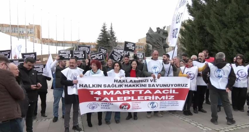 Ankara Tabip Odası, 14 Mart Tıp Bayramı &ouml;ncesinde sağlık &ccedil;alışanları