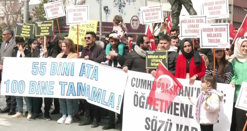 HABER: ZEYNEP BOZUKLU / KAMERA: BERKİN G&Uuml;LSOY Atama Bekleyen &Ouml;ğretmenler