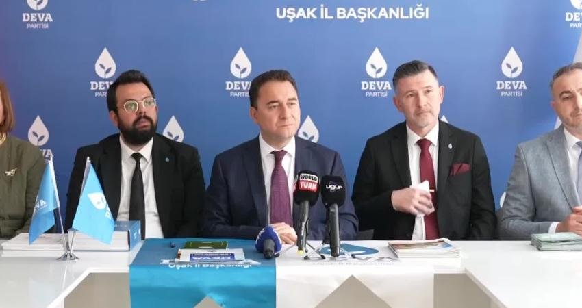 DEVA Partisi Genel Başkanı Ali Babacan, “Şu anda şehirlere bir