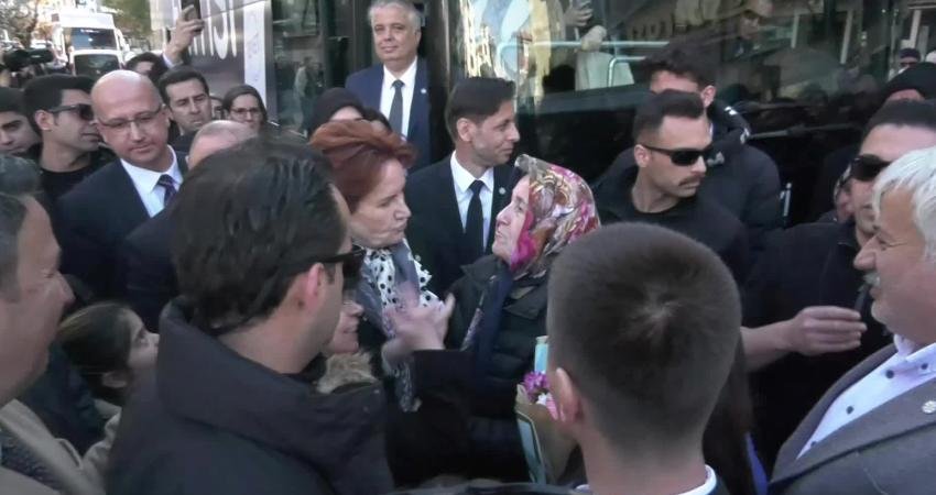 İYİ Parti Genel Başkanı Meral Akşener, Tekirdağ Hayranbolu’da esnafı ziyaret