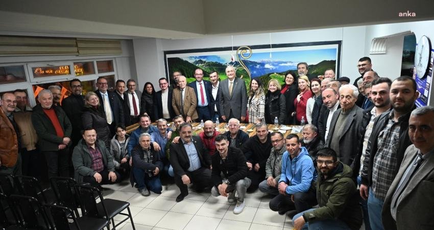 Boz&uuml;y&uuml;k Belediye Başkanı Mehmet Talat Bakkalcıoğlu, Karadenizliler Derneği&rsquo;ni ziyaret ederek