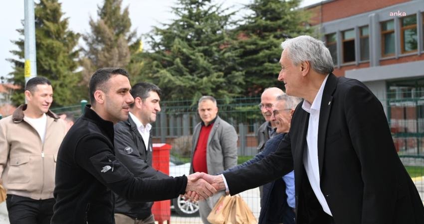 Bozüyük Belediye Başkanı Mehmet Talat Bakkalcıoğlu, Yeni Sanayi Sitesi esnafını