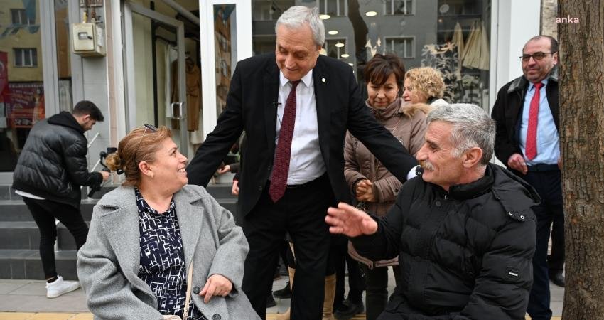 Boz&uuml;y&uuml;k Belediye Başkanı Mehmet Talat Bakkalcıoğlu, esnaf ziyaretlerinde bulunarak talep