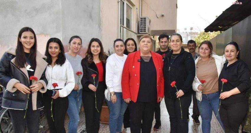 Ceyhan Belediye Başkanı H&uuml;lya Erdem, 8 Mart D&uuml;nya Emek&ccedil;i Kadınlar