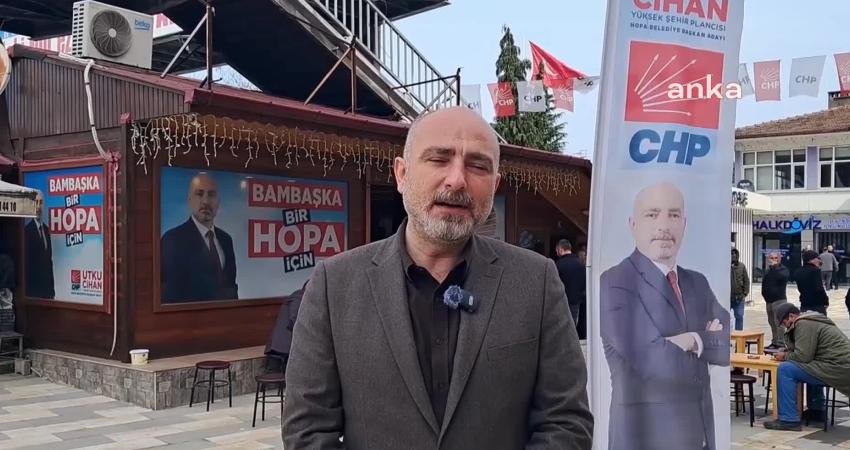 UĞUR İSTANBULLU CHP Hopa Belediye Başkan adayı Utku Cihan, “Hopa&rsquo;nın