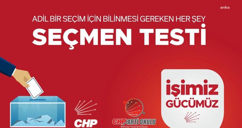 CHP Parti Okulu, 31 Mart Pazar günü yapılacak yerel seçimler