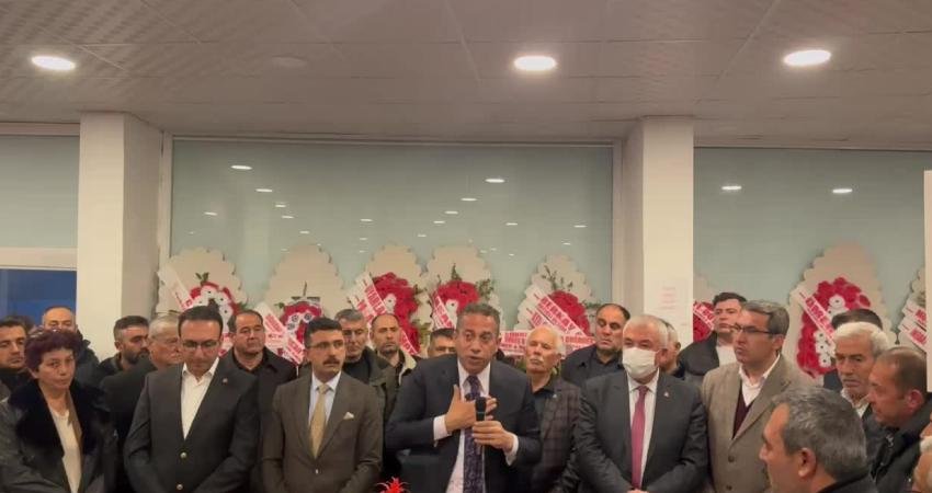 CHP Grup Başkanvekili Ali Mahir Başarır, Yozgat&rsquo;ta Akdağmadeni, &Ccedil;ayıralan ve